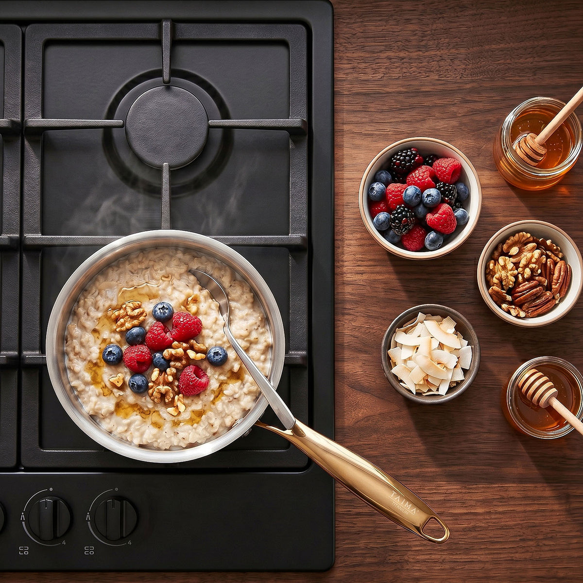 Pure Titanium Complete Cookware Set (14 Pieces)