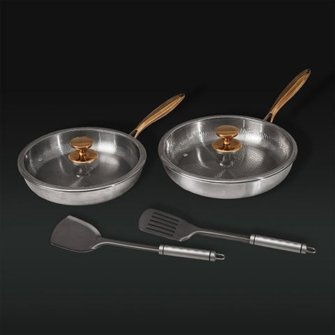 <p>Pure Titanium Pan Everyday Duo Set <strong>(6 Piece)</strong></p>