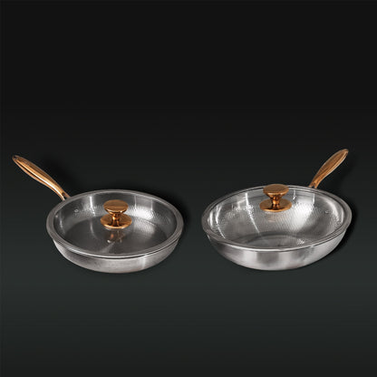 Pure Titanium Classic & Wok Pan (4 Piece)