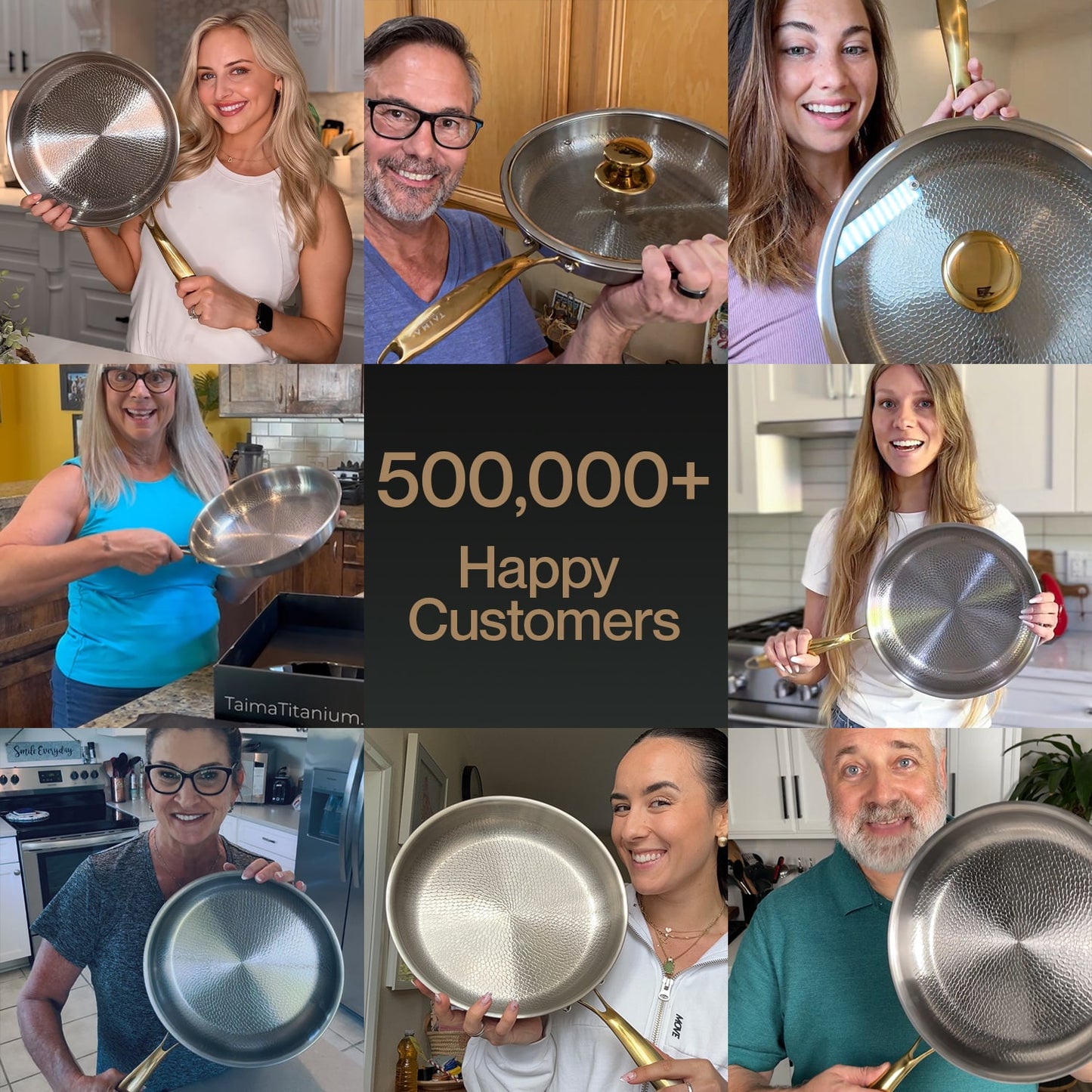 TAIMA Certified Pure Titanium Wok Pan Pro