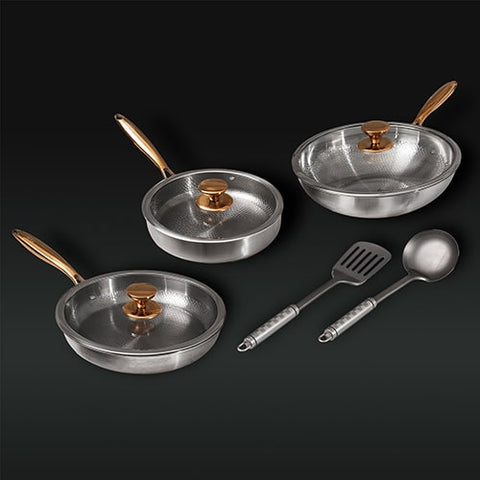 <p>Pure Titanium Signature Pan Complete Set <strong>(8 Piece)</strong></p>