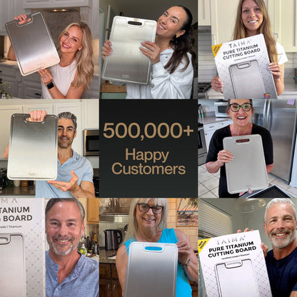 Certified Taima® Pure Titanium Cutting Board - V2 Updated Design