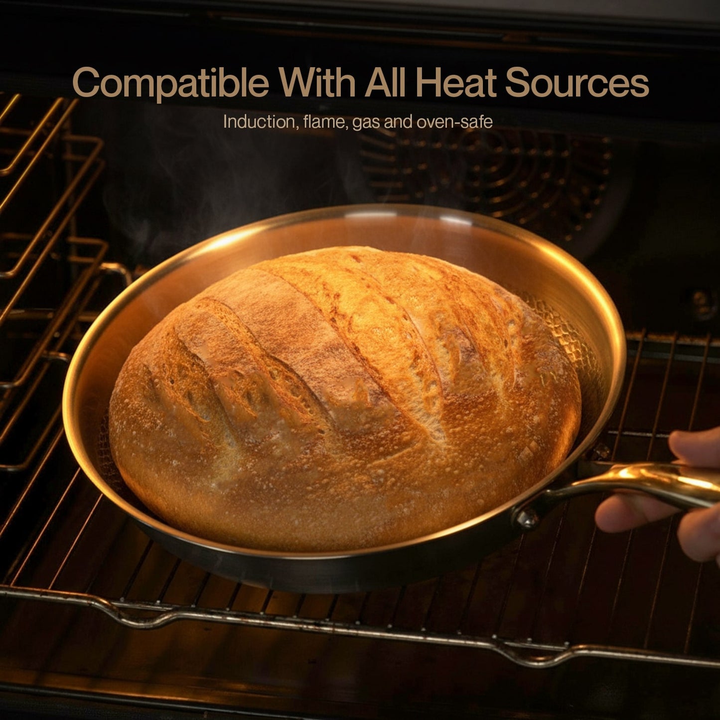 TAIMA Certified Pure Titanium Wok Pan Pro