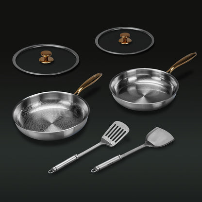 Pure Titanium Pan Everyday Duo Set (6 Piece)