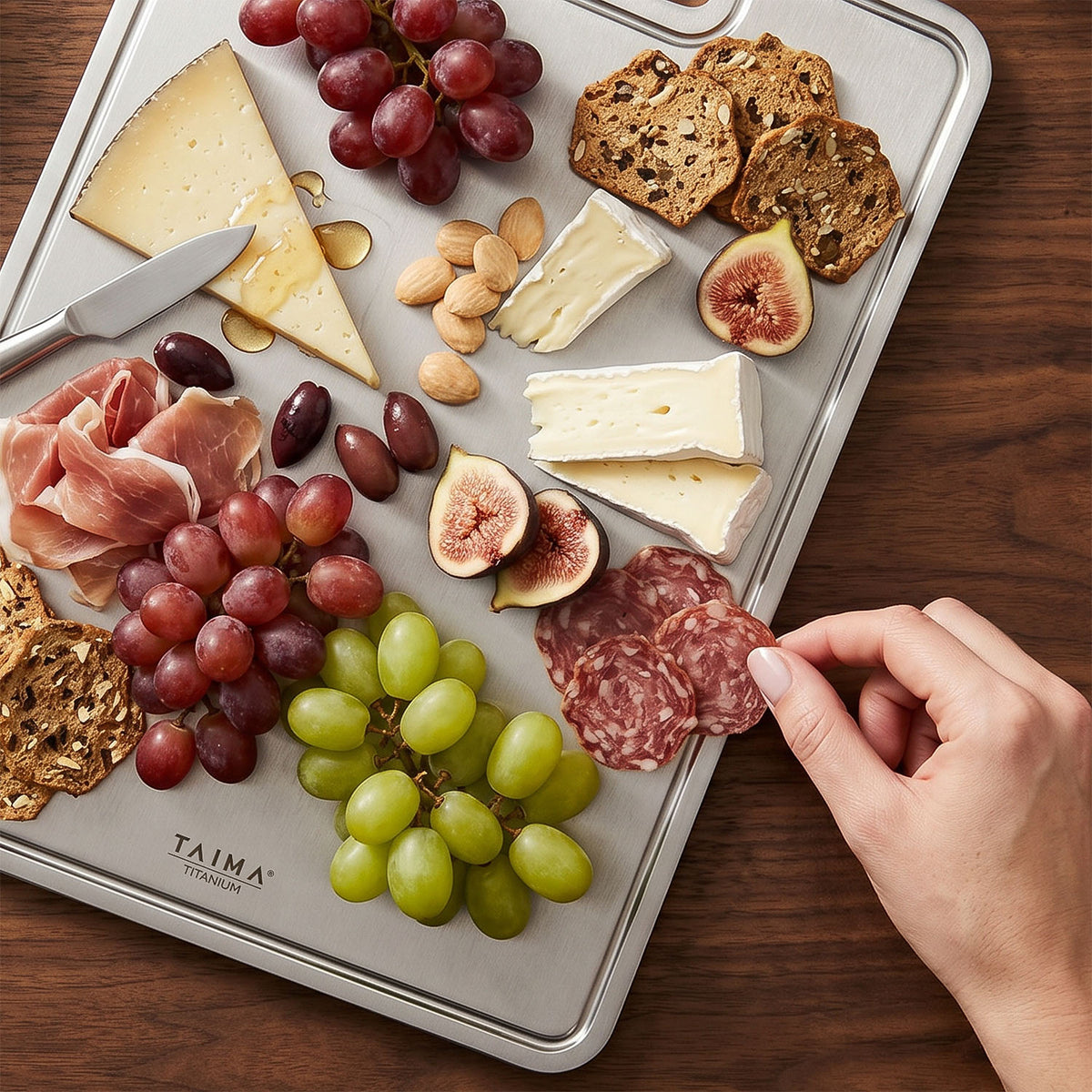 Pure Titanium Cutting Board Set (3 Pieces)