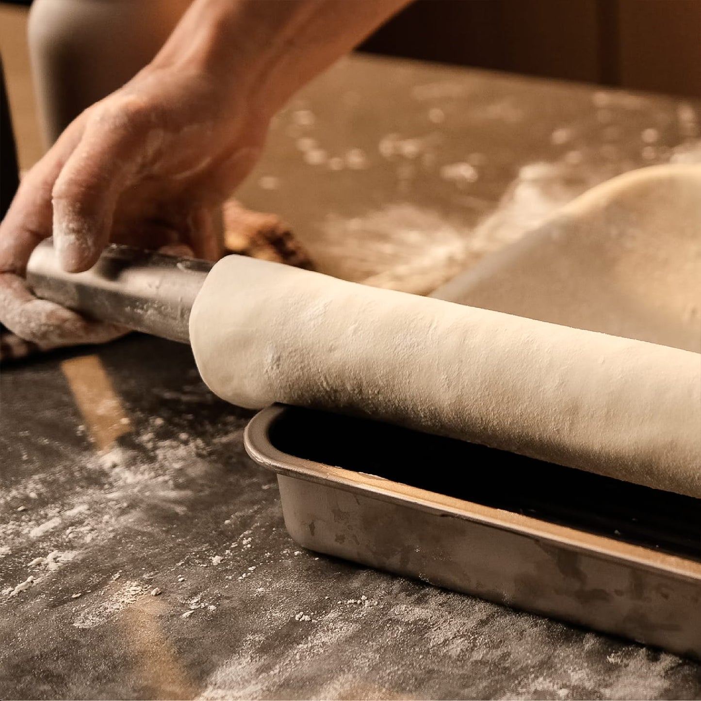 Taima® Pure Titanium Rolling Pin For Dough
