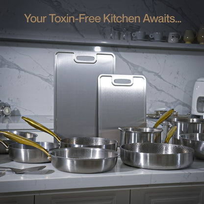 Pure Titanium Deep Pan Pro